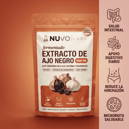 Extracto de ajo negro fermentado