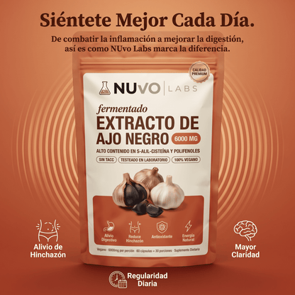 Extracto de ajo negro fermentado